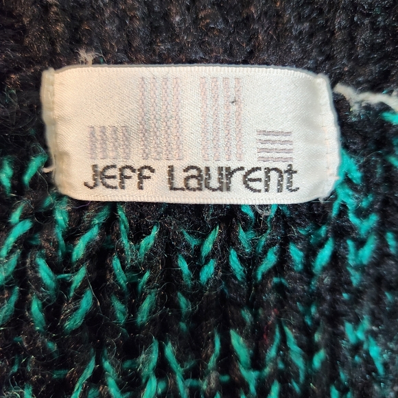 Jeff Laurent VTG 80s Oversize Knit Pullover Sweater (XL) - Picture 7 of 8
